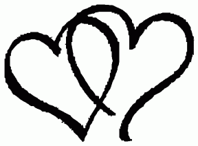 Three Hearts Clipart.