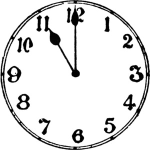 O'clock clipart.