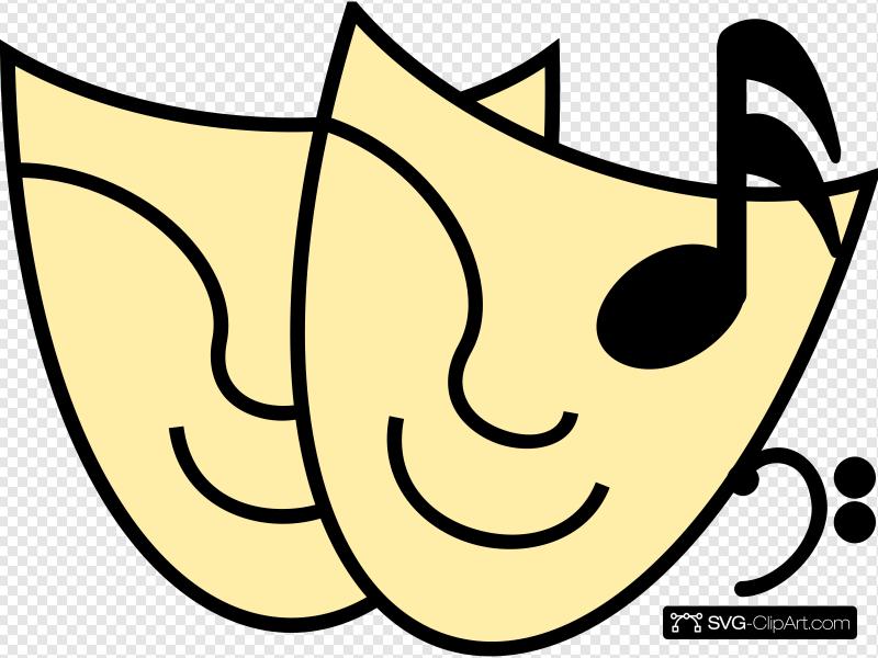 Free Music SVG Clipart and PNG icon.