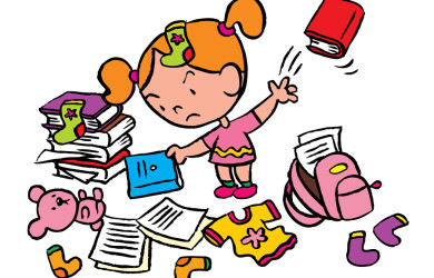 Cleaning Up Toys Clipart.