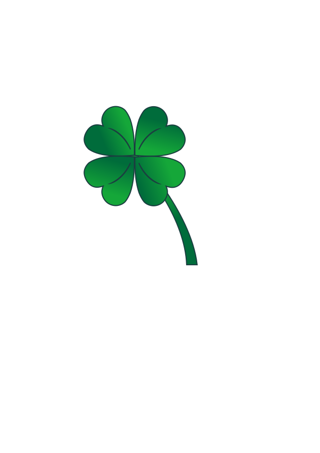 Four leaf clover tree clipart tiny.