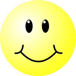 Small smiley face clip art.