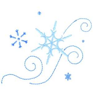 Small Snowflake Clipart.