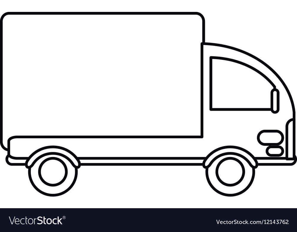 Truck Outline Free Download Clip Art.