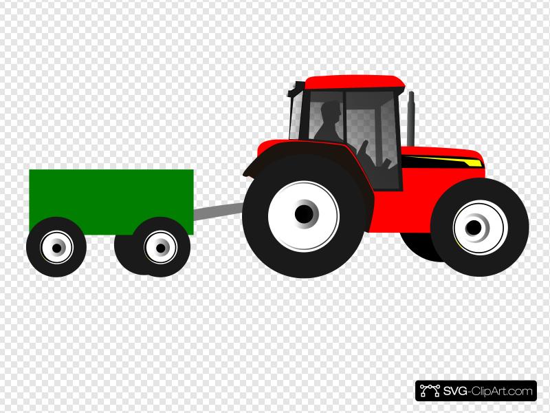 Tractor Clip art, Icon and SVG.