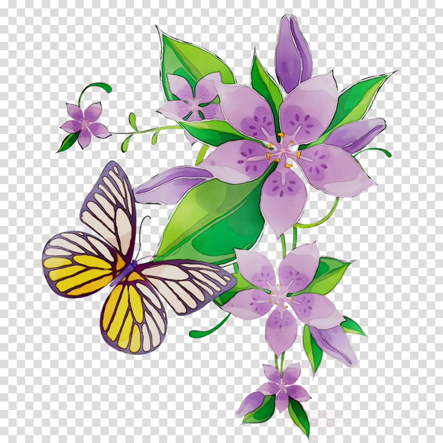 Floral Flower Background clipart.