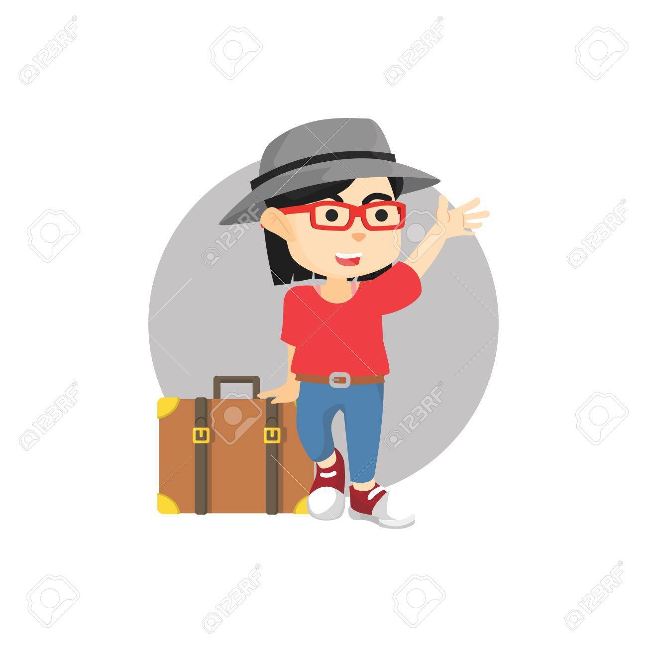 Travel girl clipart » Clipart Portal.