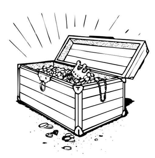 Treasure Chest Clipart 1044.