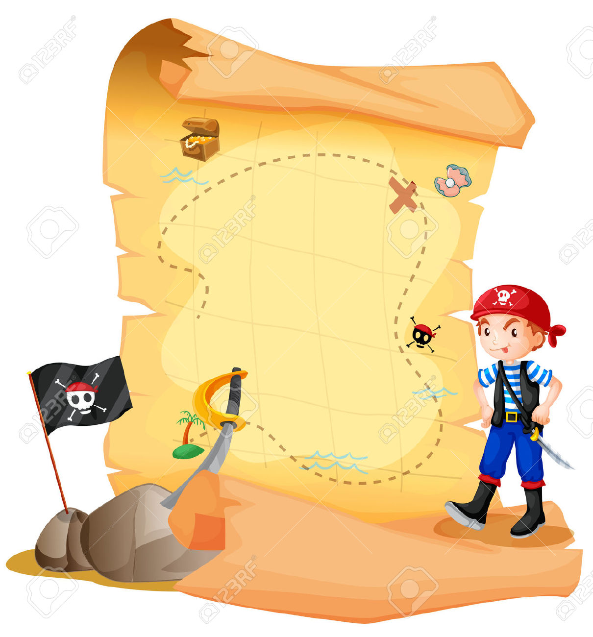 5,114 Treasure Map Stock Illustrations, Cliparts And Royalty Free.