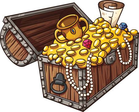 8,109 Treasure Chest Stock Vector Illustra #215960.