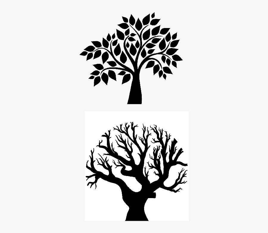 Cool Tree Designs Black And White , Free Transparent Clipart.