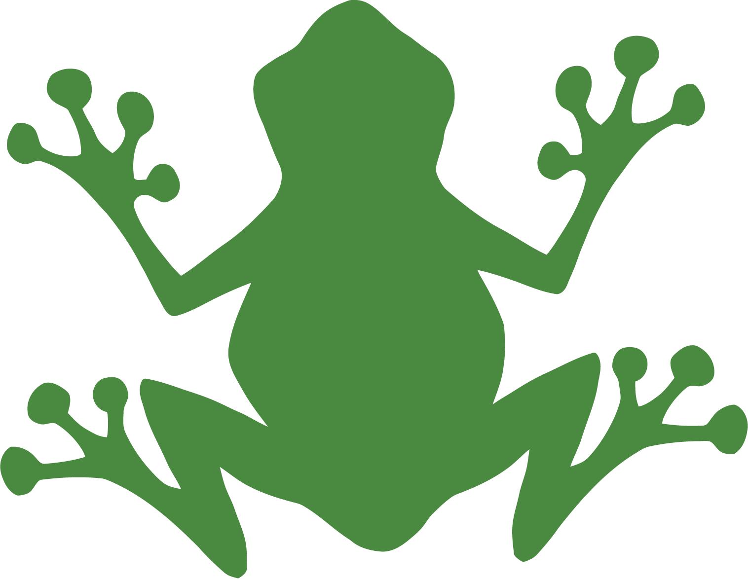 Cartoon Jumping Frog.