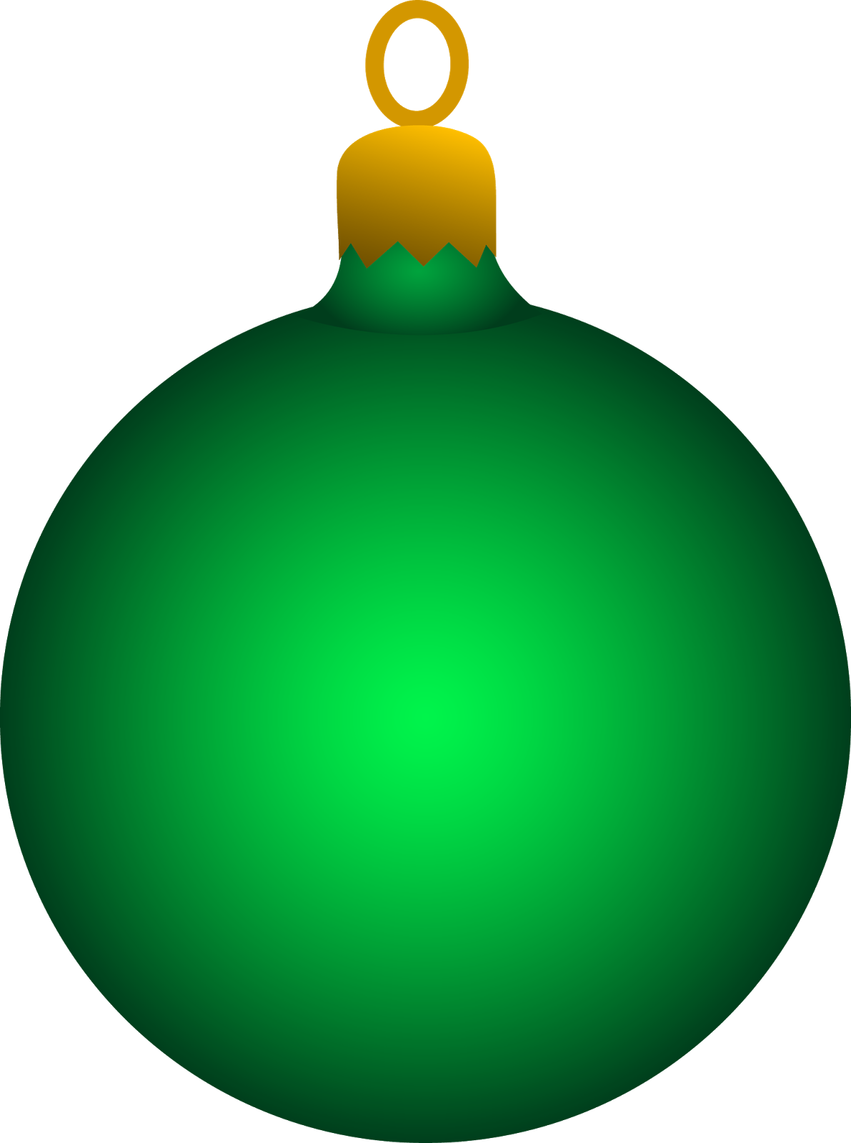 Christmas tree ornaments clipart.