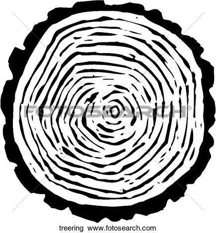 Clipart of Tree Rings treering.