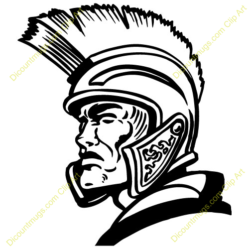 Trojan Head Clipart.