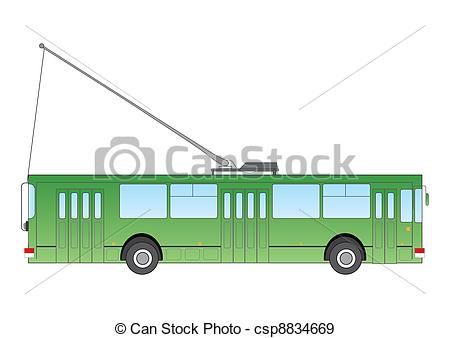 Trolley Bus Clipart.