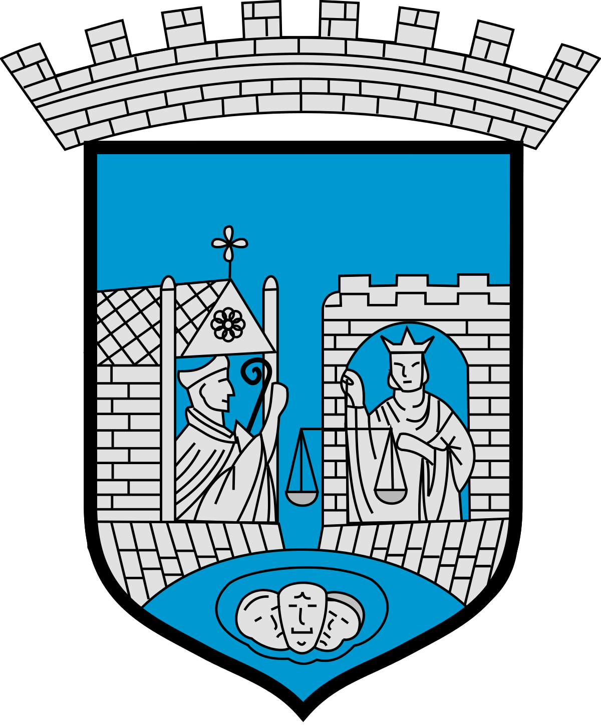 Coat of arms of Trondheim.