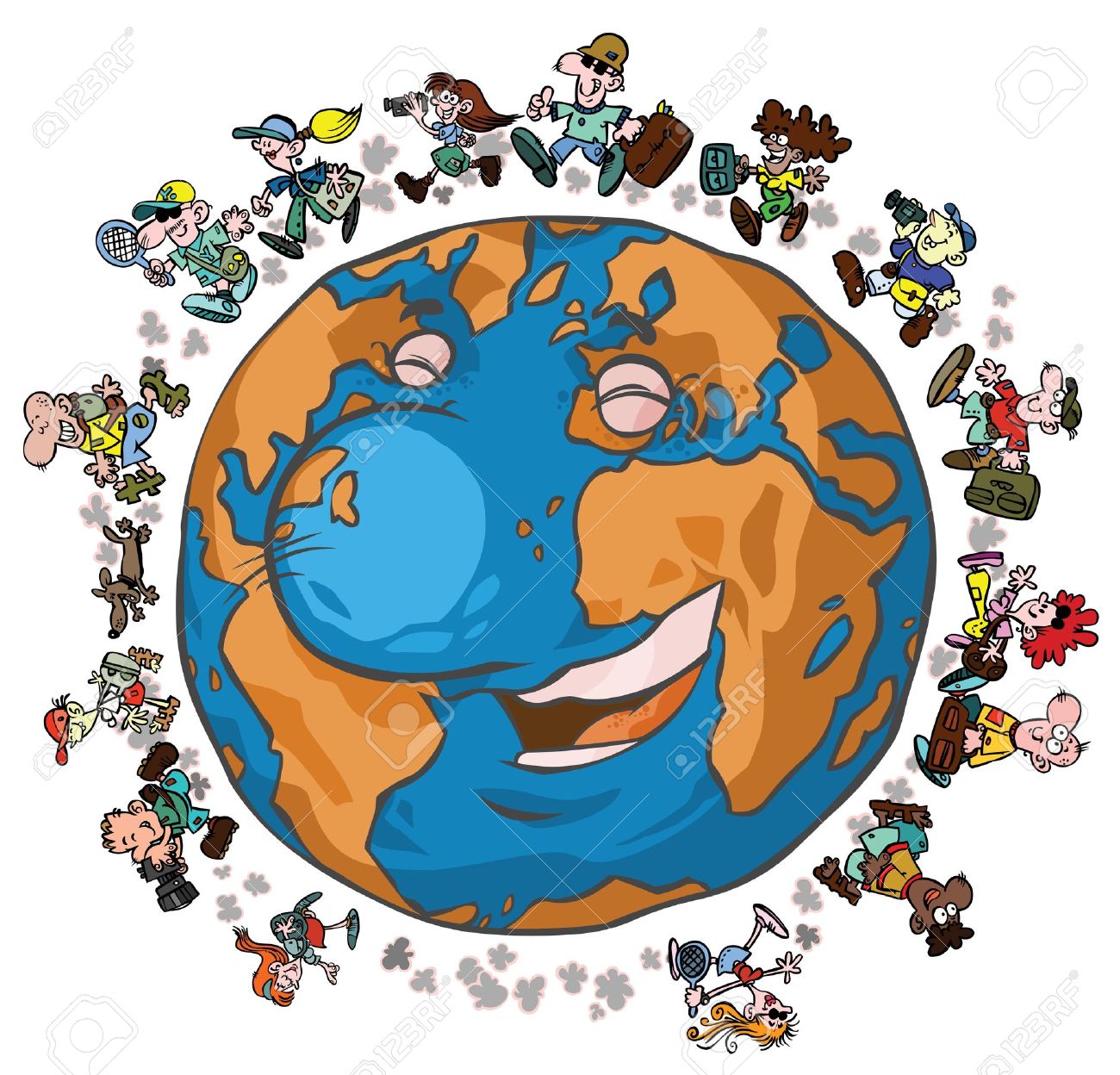 Globe Trotter Clipart.