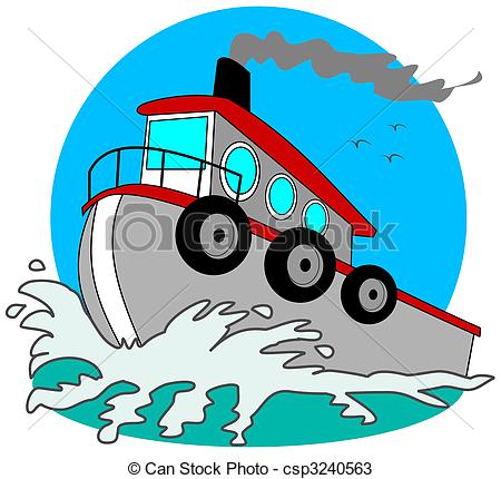 Tugboat Illustrations and Clipart. 165 Tugboat royalty free.