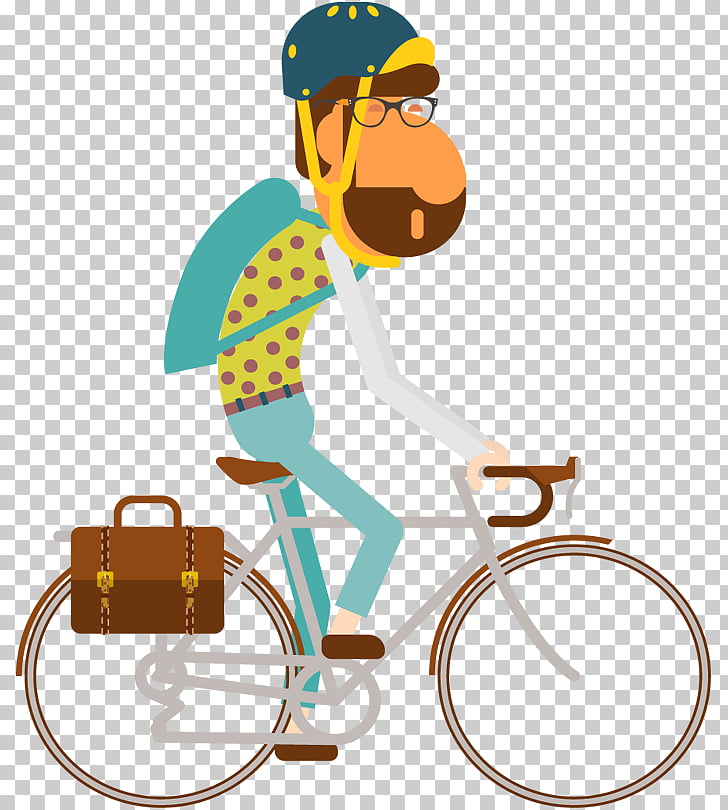 Bicicleta turista PNG Clipart.