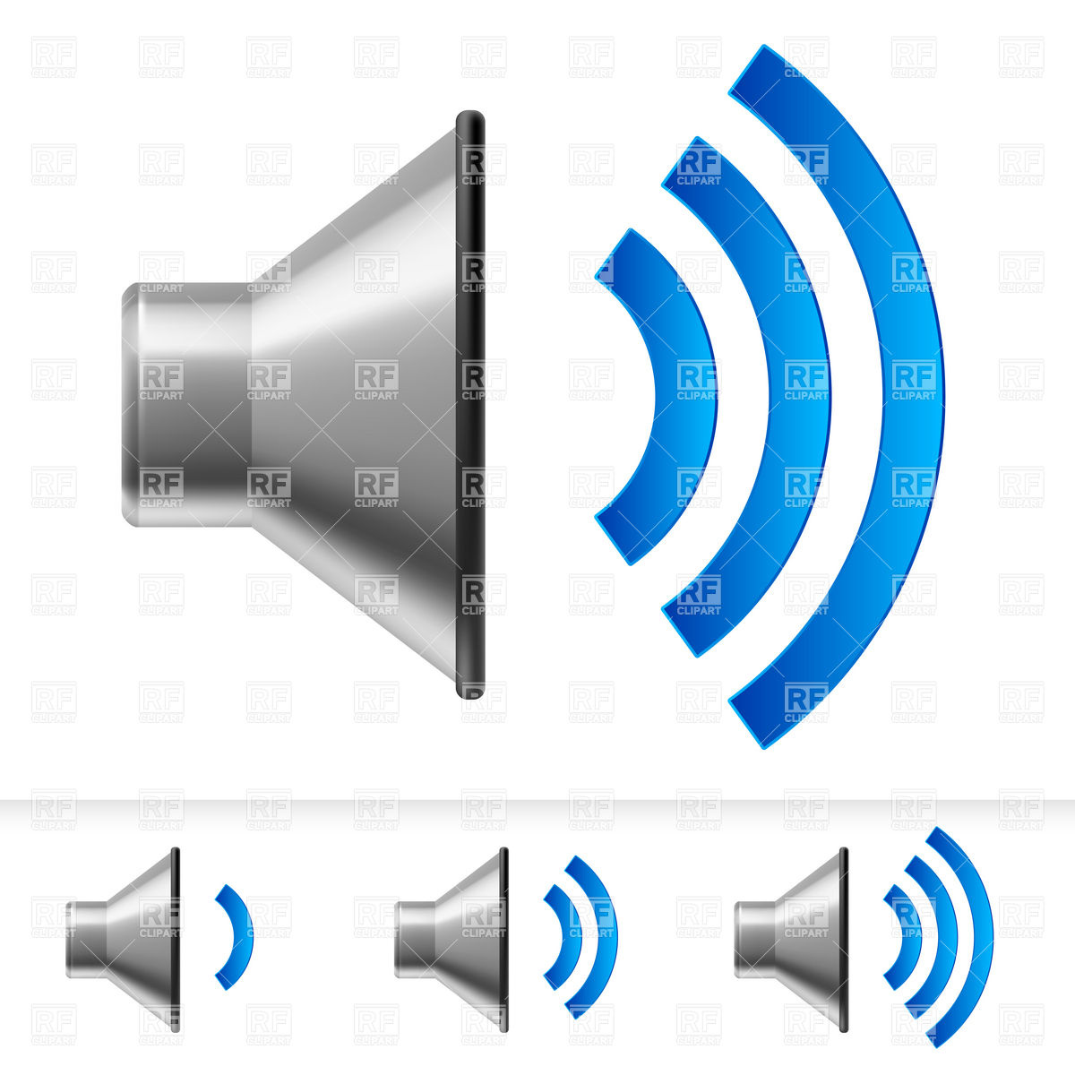 Sound Volume Clipart.