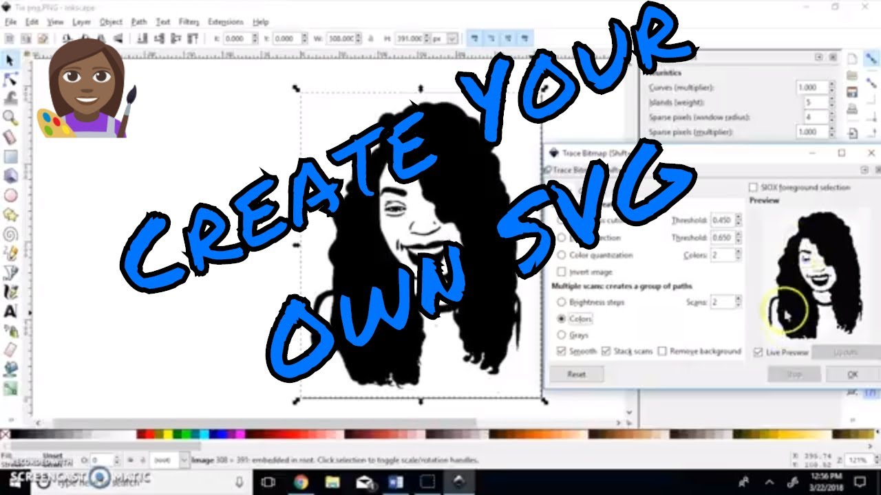 How to make a SVG File Using inkscape.