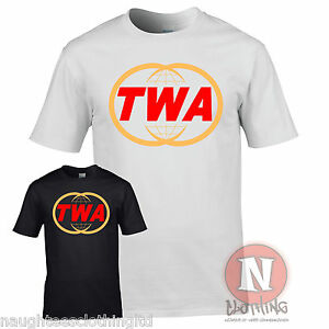 Details about TWA Trans World Airlines logo t.