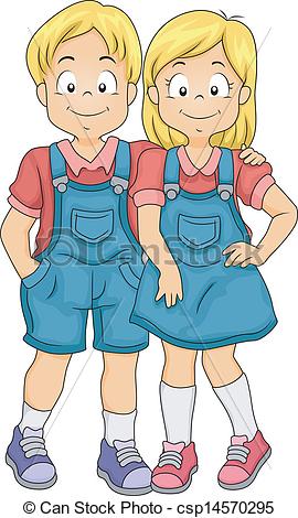 Twin Clip Art Free.