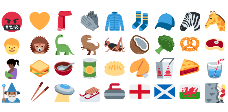 Twitter adds 239 new emoji.