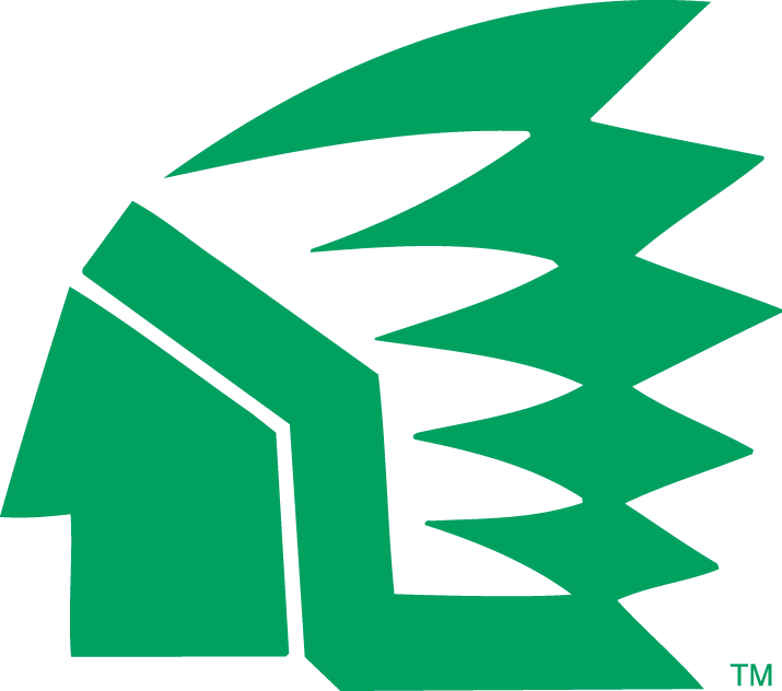 North Dakota Fighting Hawks Primary Logo (1976).