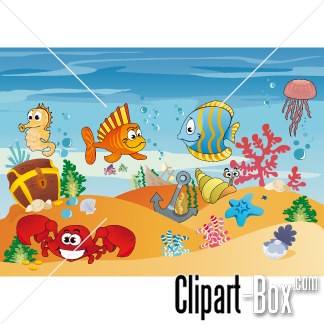 CLIPART UNDERWATER LIFE.