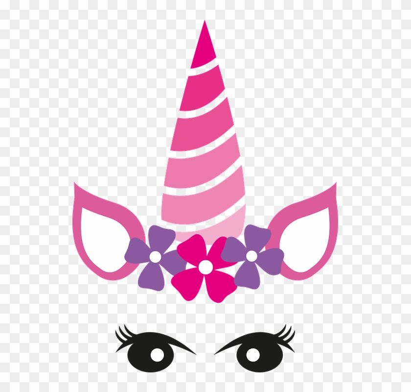 Unicorn, Unicorn Crown, Flower Crown, Invitations.