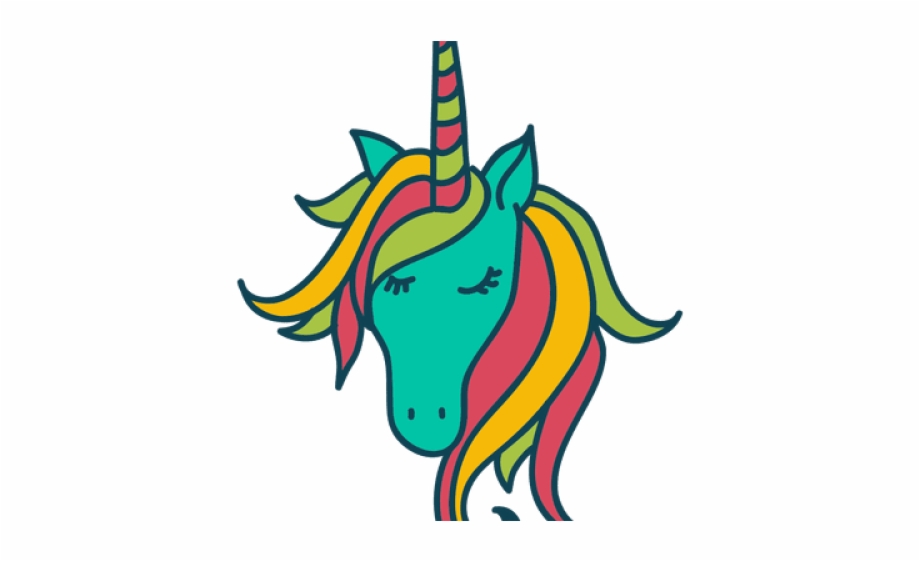 Unicorn Head Clipart Black And White Free PNG Images.