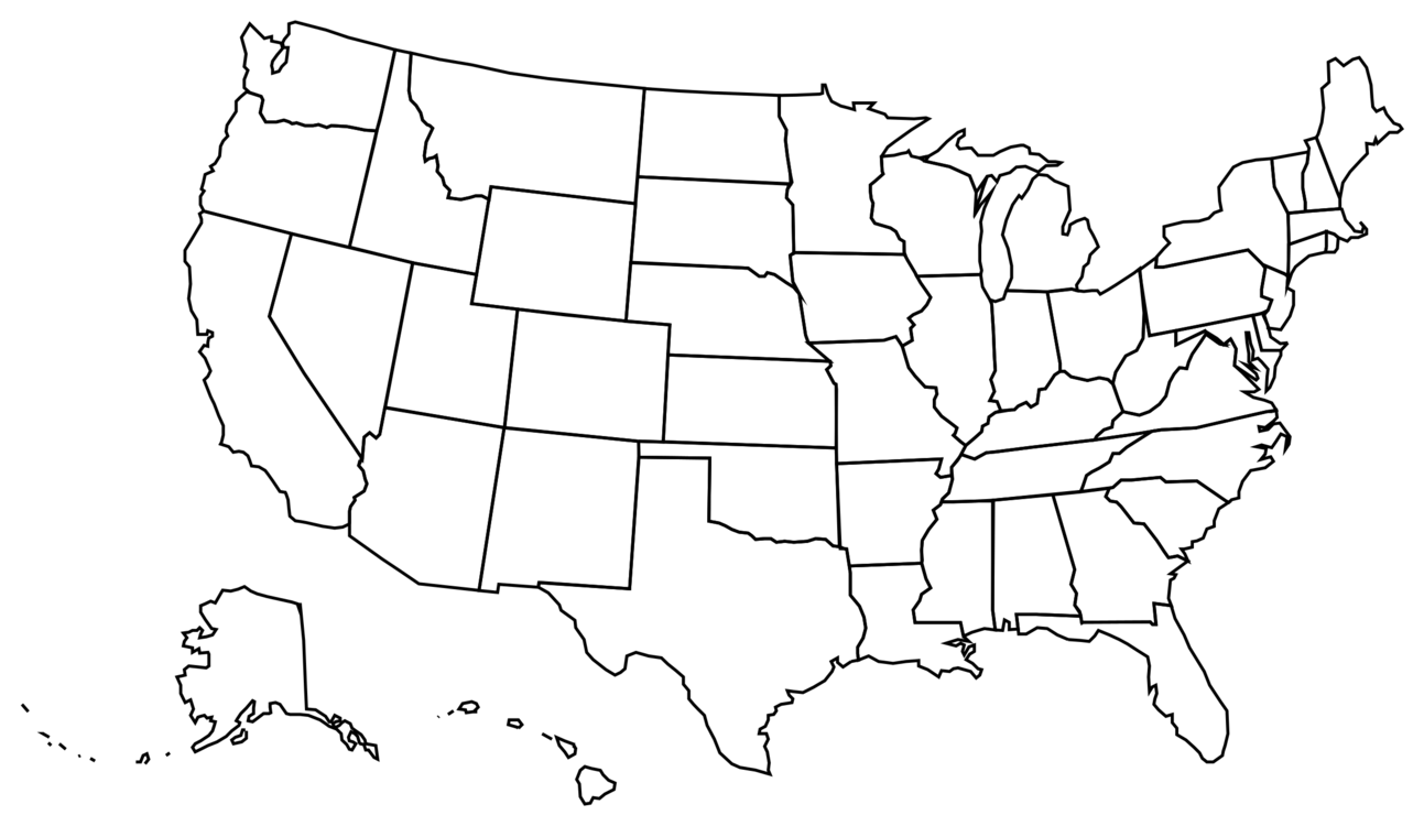 United states clipart map 4 » Clipart Portal.