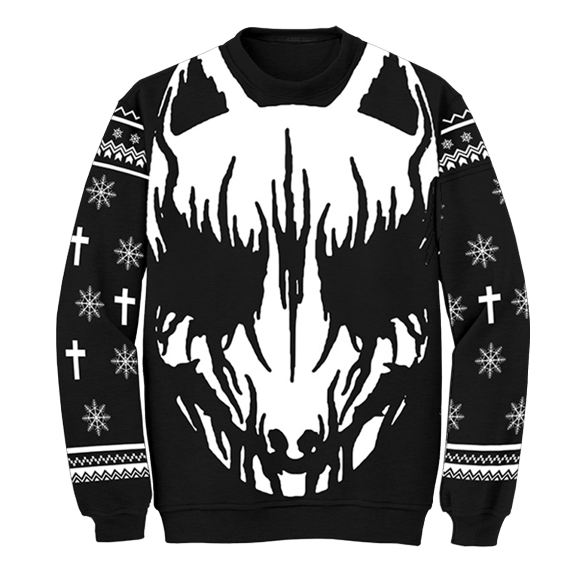 “WHITE FOX” UGLY HOLIDAY SWEATER.