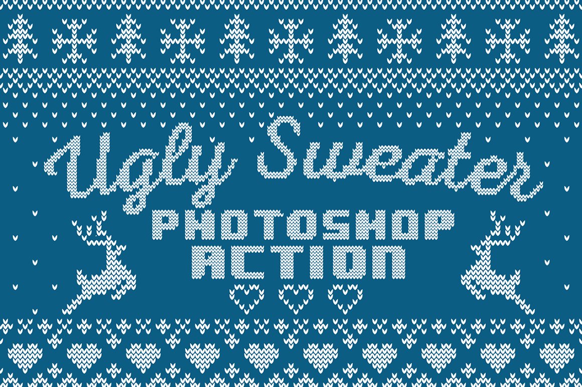 Ugly Sweater Photoshop Action ~ Photoshop Add.