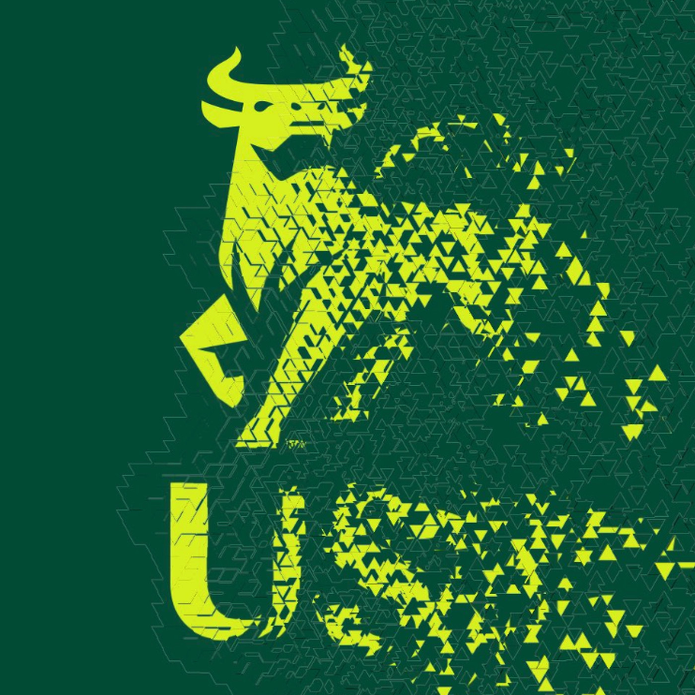 The USF logo being killed: A Tale in three acts.