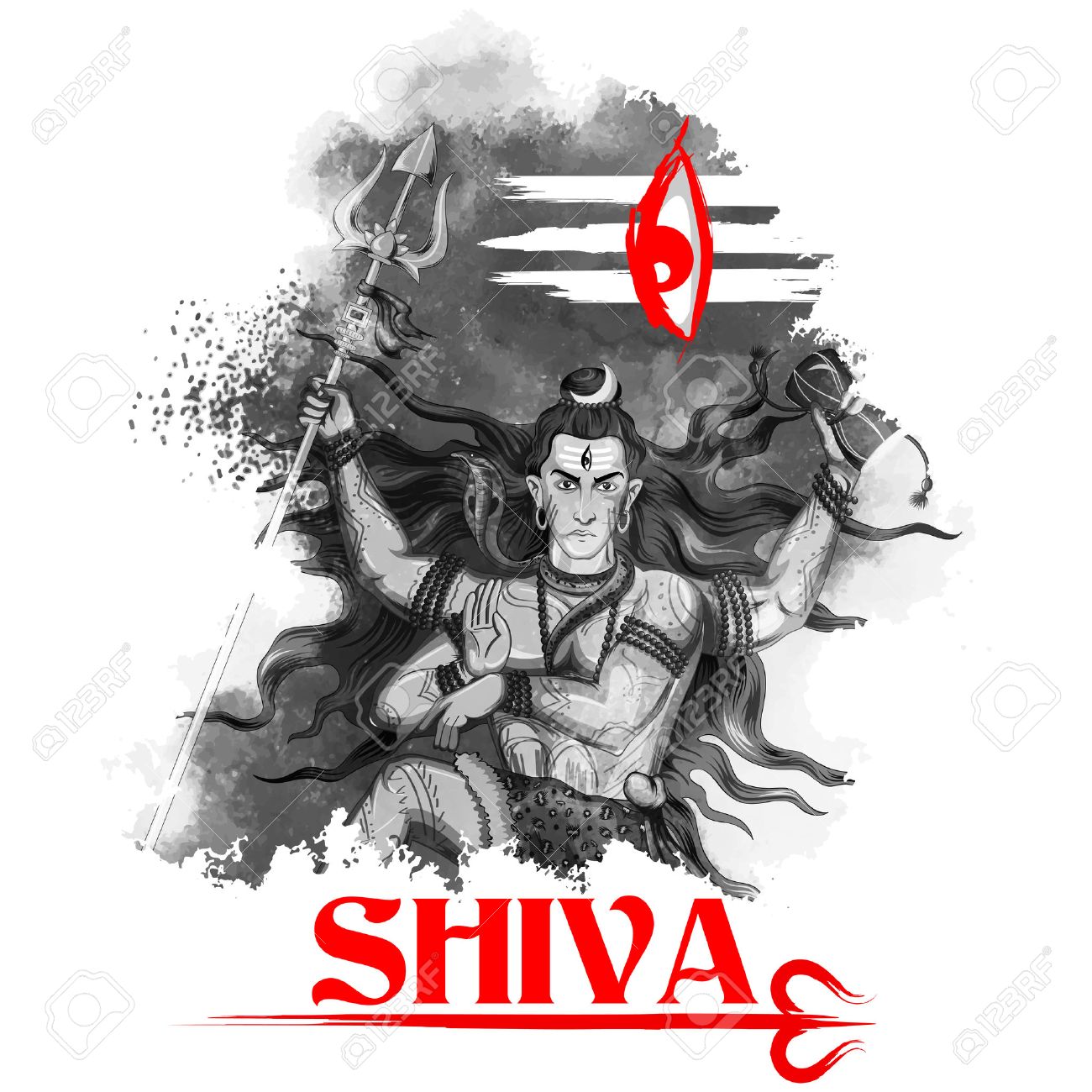 Mahadev God Clipart.