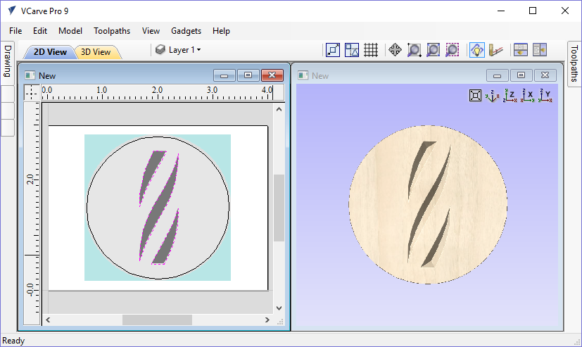 Latest Software Versions: Download Vectric Vcarve PRO 9.5.