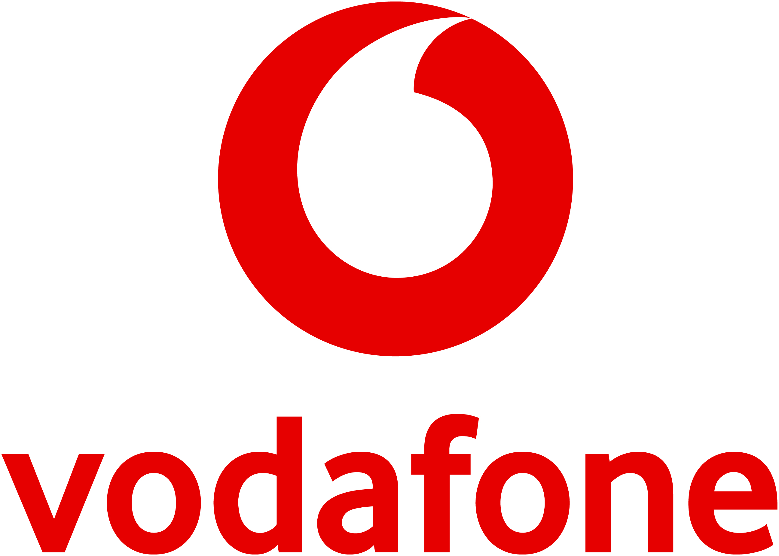 Vodafone UK Logo Image Library.