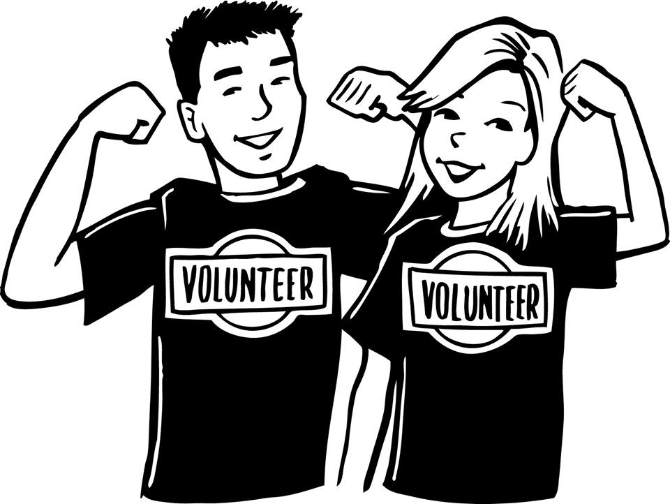 Volunteer Work Clipart Black And White.