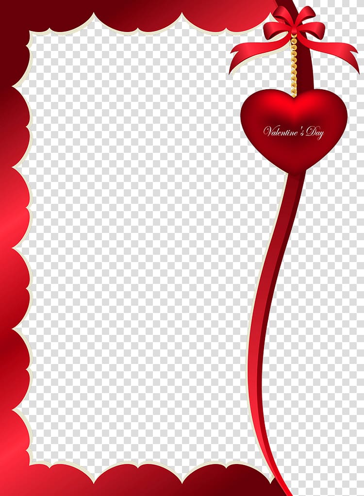 Valentine\'s Day frame , Valentines Day Decorative Ornament.