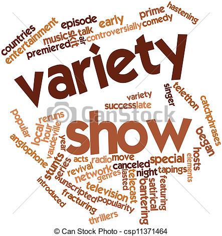 Variety show clip art.