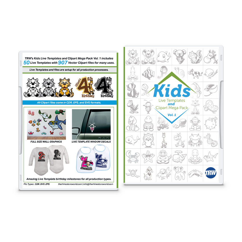 Kids Live Template and Clipart Mega Pack Vol. 1.