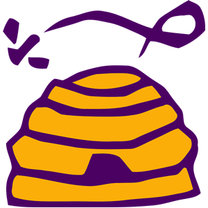 Beehive vectorized clipart, cliparts of Beehive vectorized.