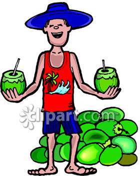 Vendedor and coco clipart image.