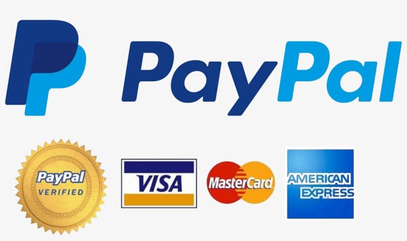 PayPal Verified Visa MasterCard Logo.