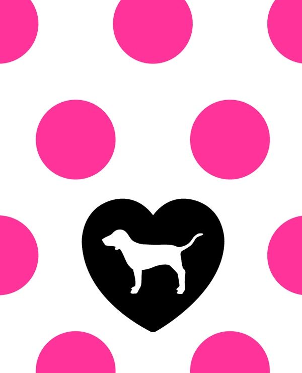 Victoria Secret Pink Dog Logo.