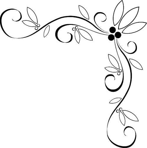 Vine Designs Clipart.