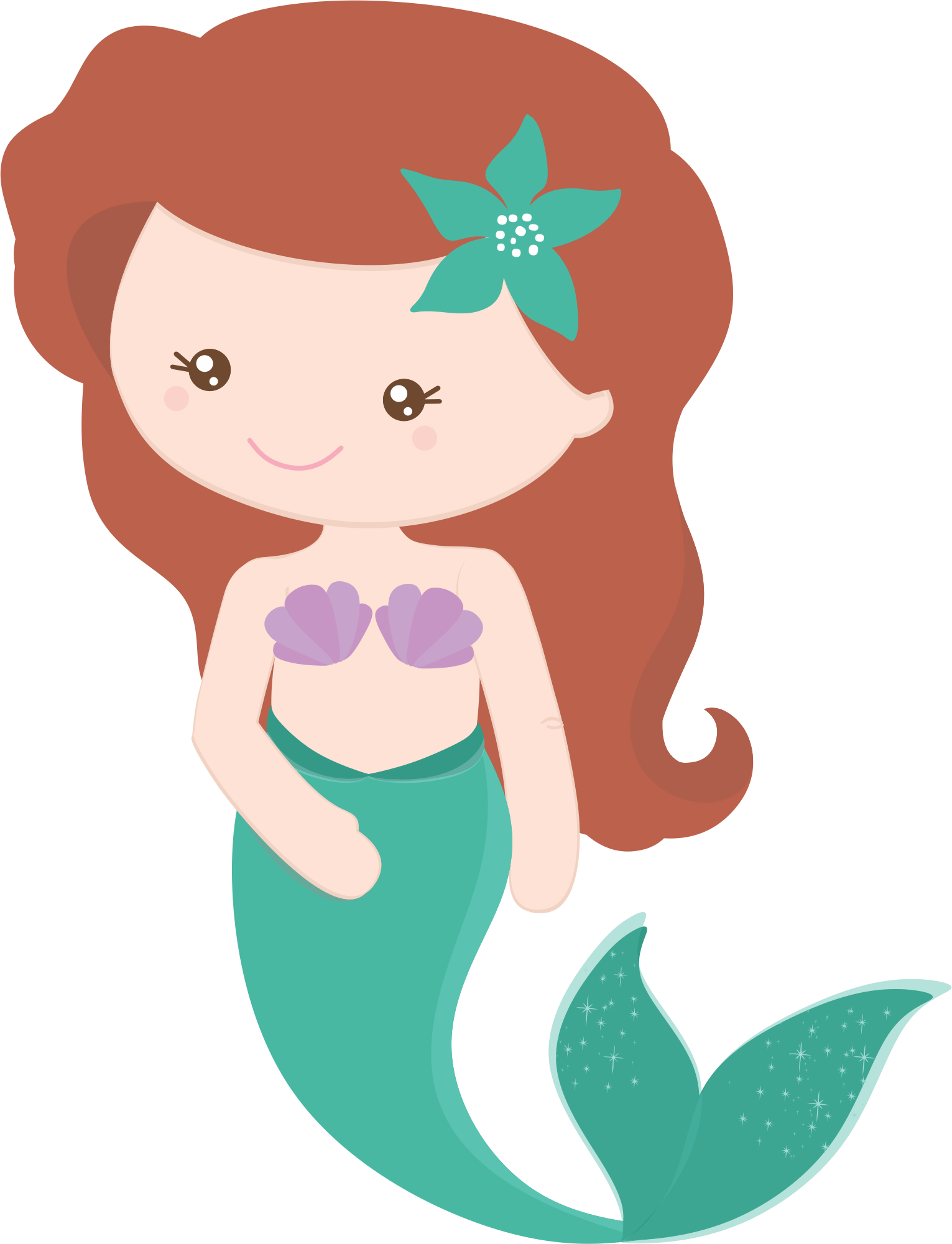 Mermaid Clipart.